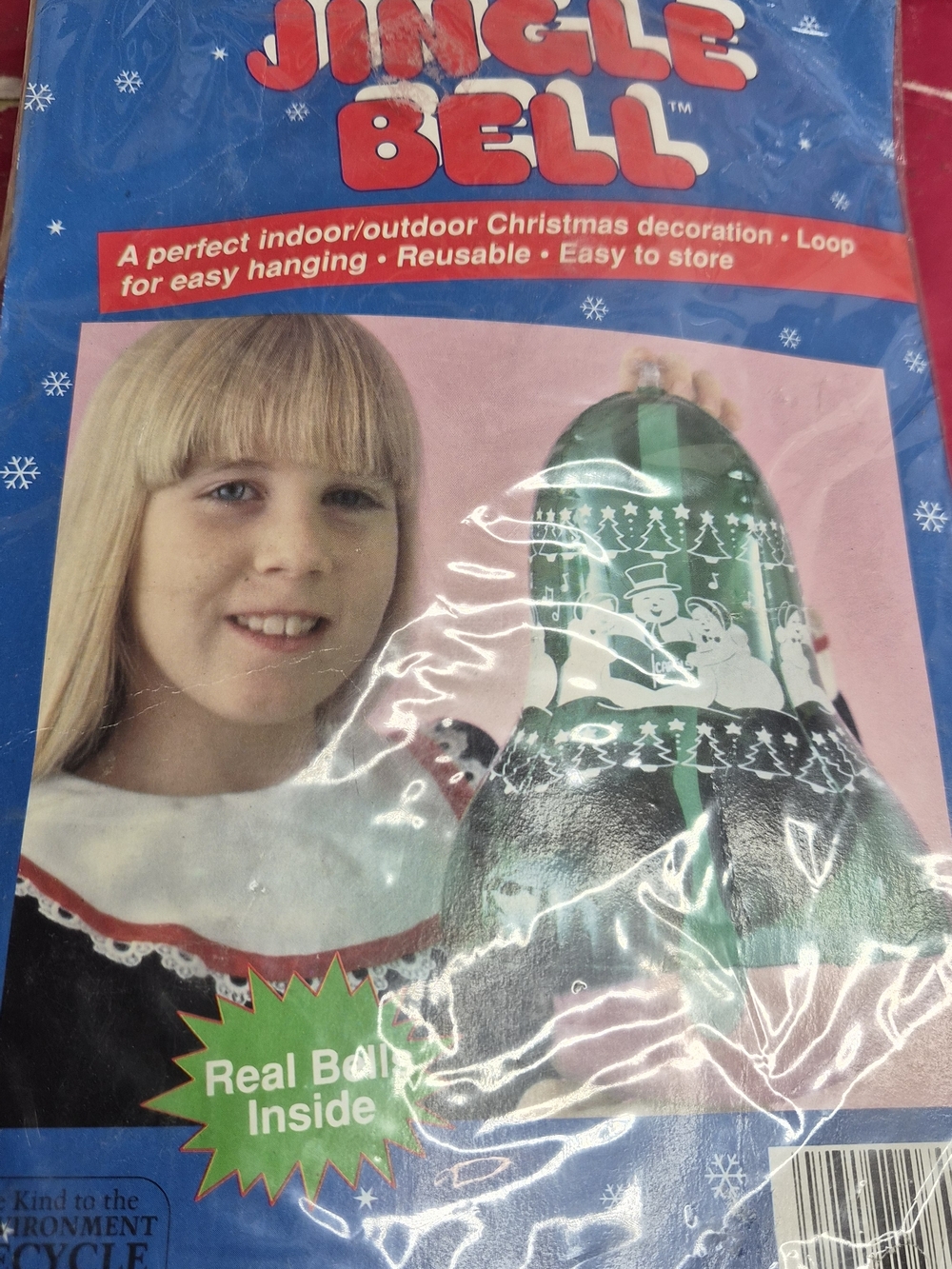 Jingle Bell Inflatable Christmas Decoration - Green